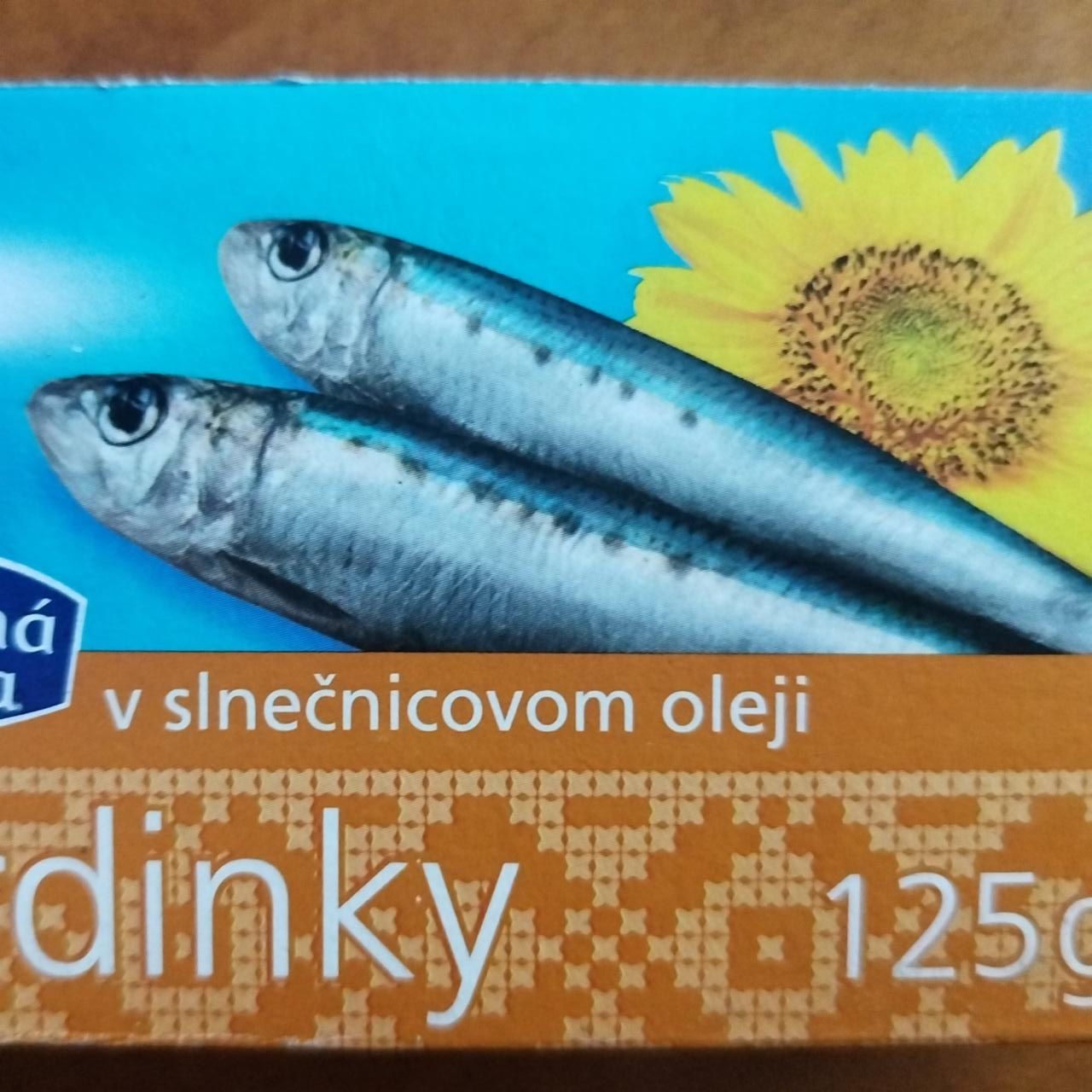 Fotografie - Sardinky v slnečnicovom oleji Coop Jednota Tradičná kvalita