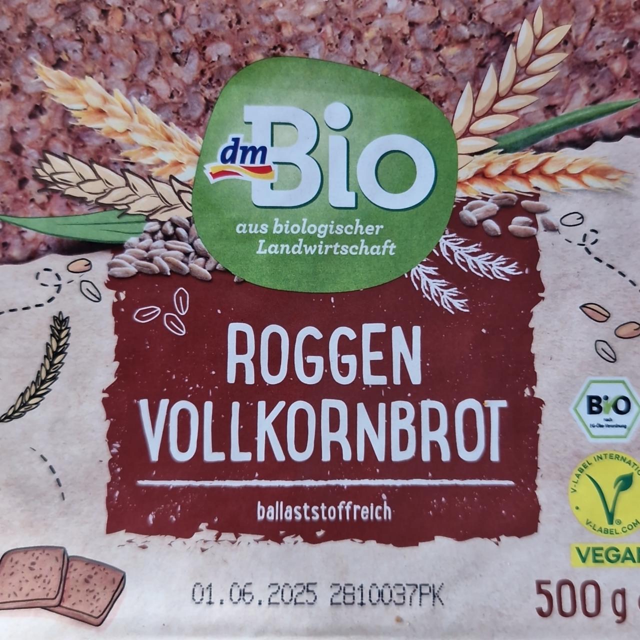 Fotografie - Roggen Vollkornbrot dmBio