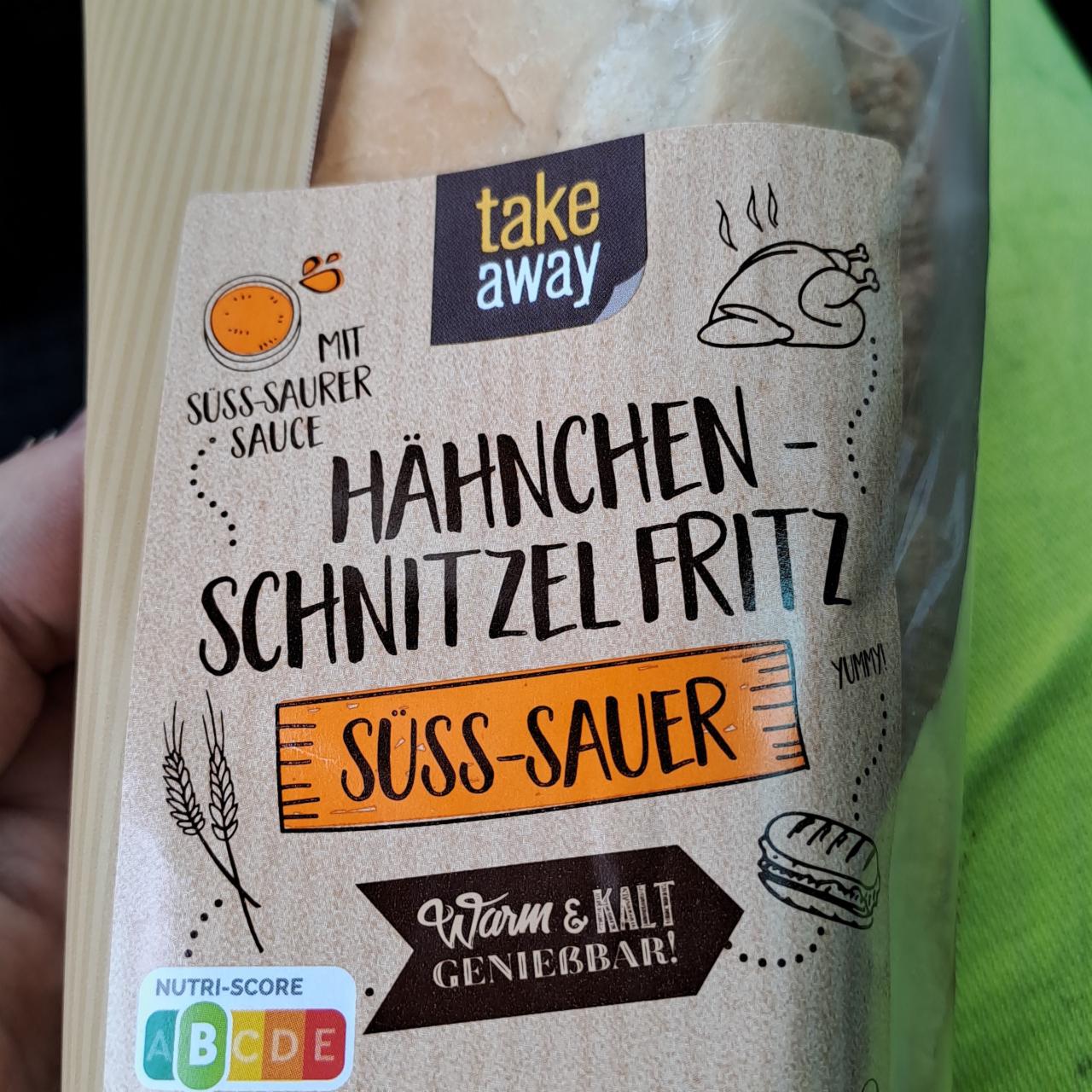 Fotografie - Hähnchen-schnitzel fritz süss-sauer Take Away