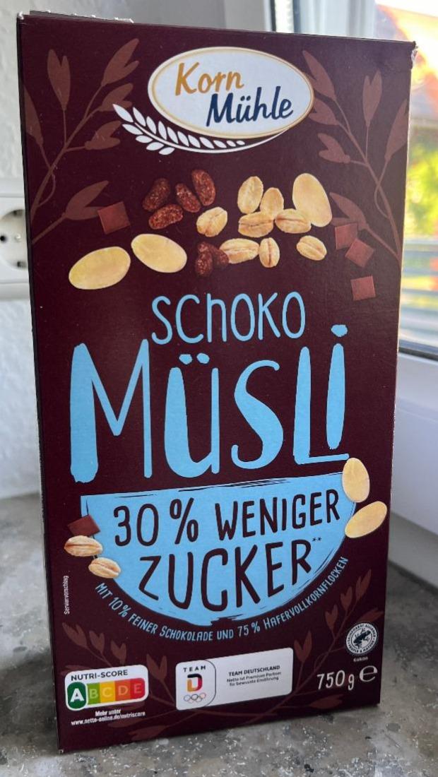 Fotografie - Schoko Müsli 30% weniger zucker Korn Mühle