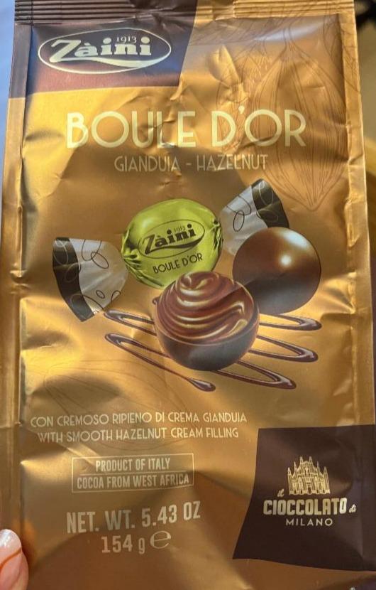 Fotografie - Boule d’or gianduia hazelnut Záini