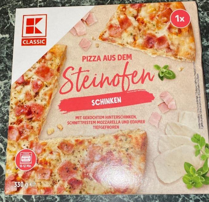 Fotografie - Pizza aus dem steinofen schinken K-Classic