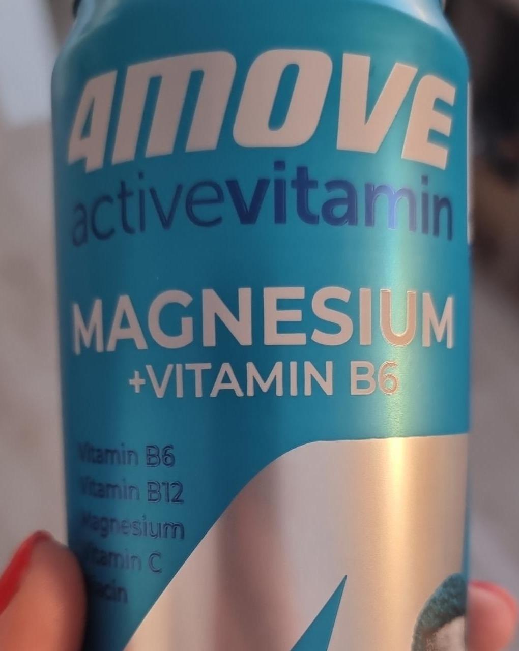 Fotografie - activevitamin Magnesium + Vitamin B6 4move