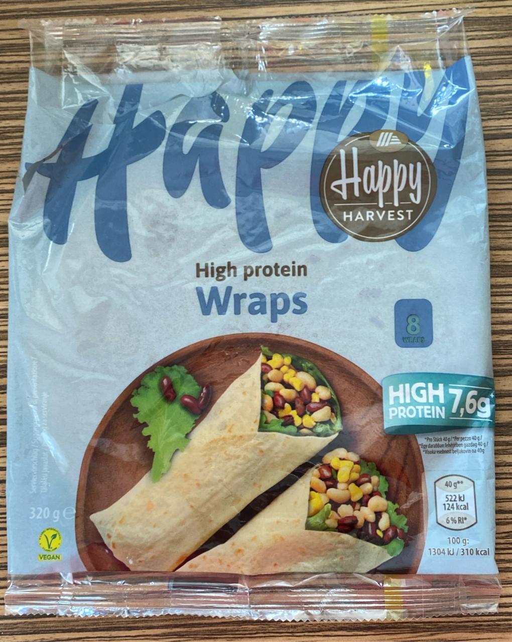 Fotografie - High Protein Wraps Happy Harvest