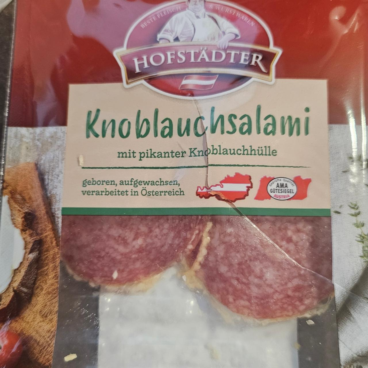 Fotografie - Knoblauchsalami Hofstädter