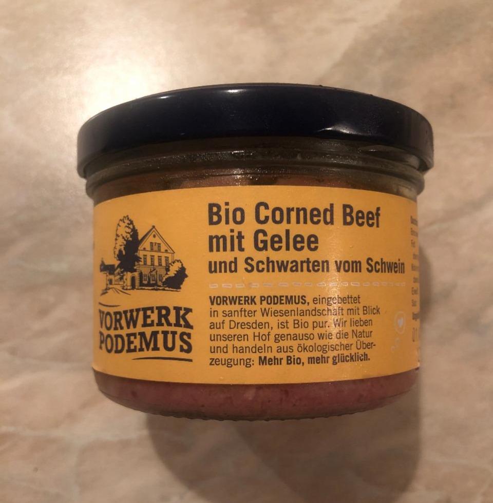 Fotografie - Bio Corned Beef mit Gelee Vorwerk Podemus