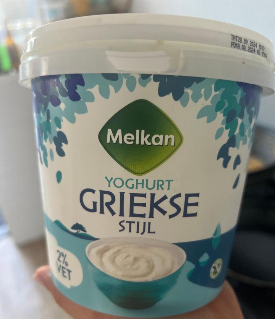 Fotografie - Yoghurt Griekse Stijl 2% Vet Melkan