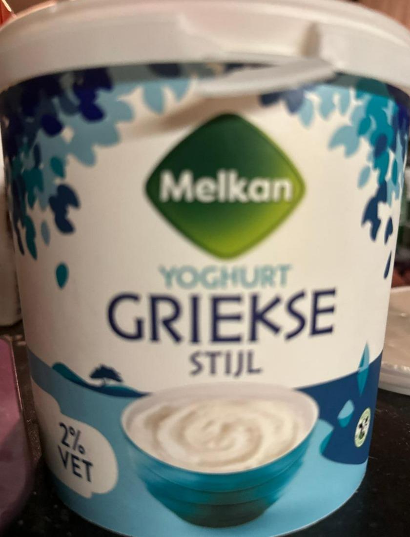 Fotografie - Yoghurt Griekse Stijl 2% Vet Melkan