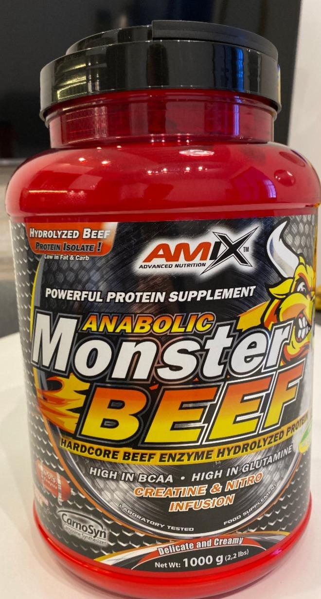 Fotografie - Anabolic Monster Beef protein Vanilla-Lime Amix Nutrition