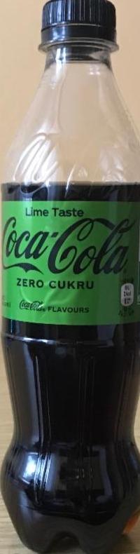 Fotografie - Lime taste zero cukru Coca-Cola