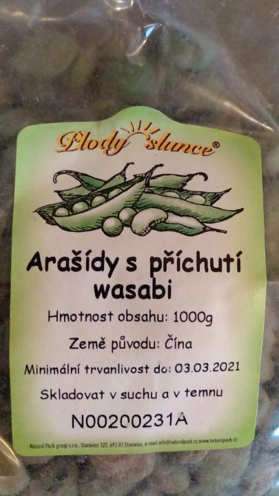 Fotografie - Arašídy s příchutí wasabi Plody slunce