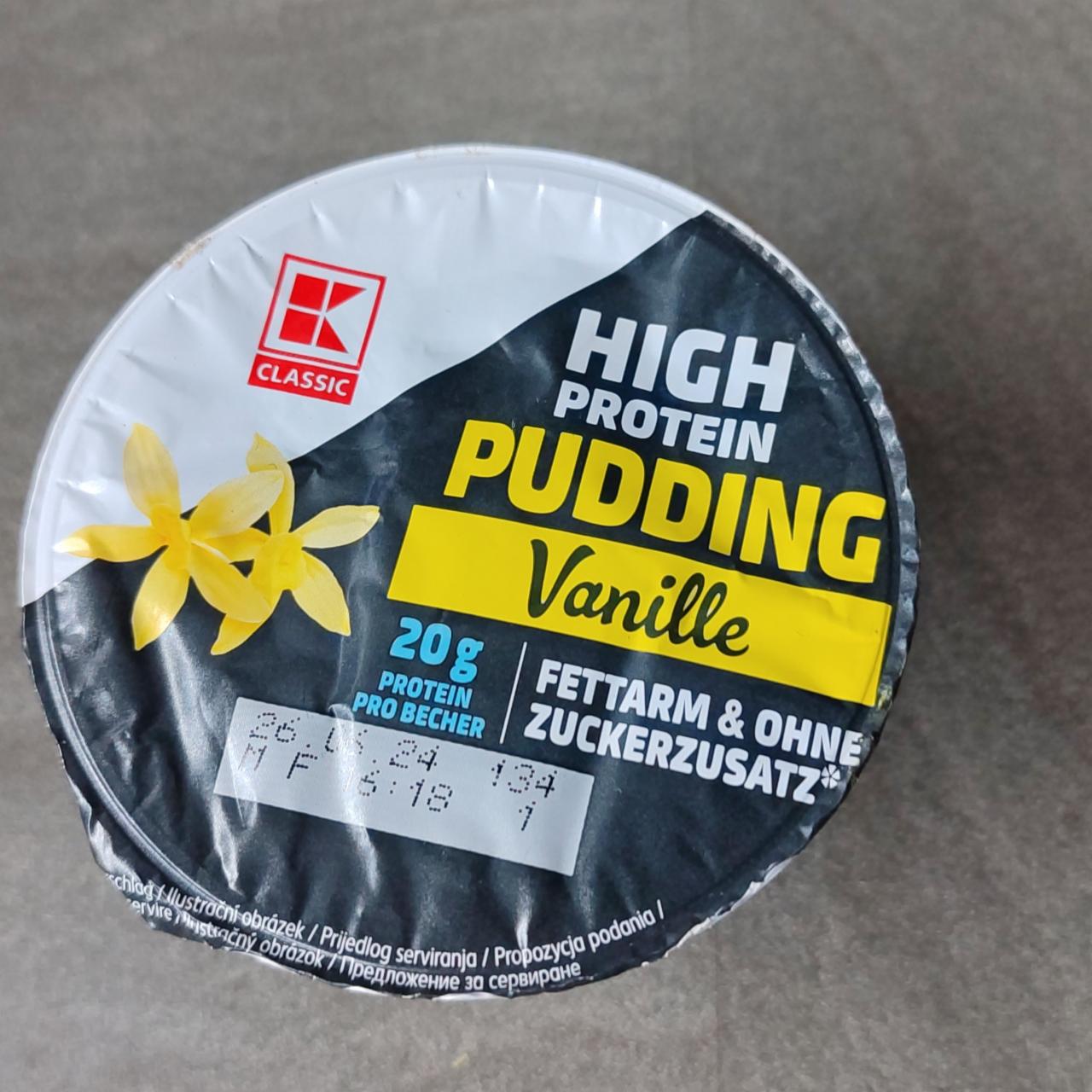 Fotografie - High Protein Pudding Vanille K-Classic