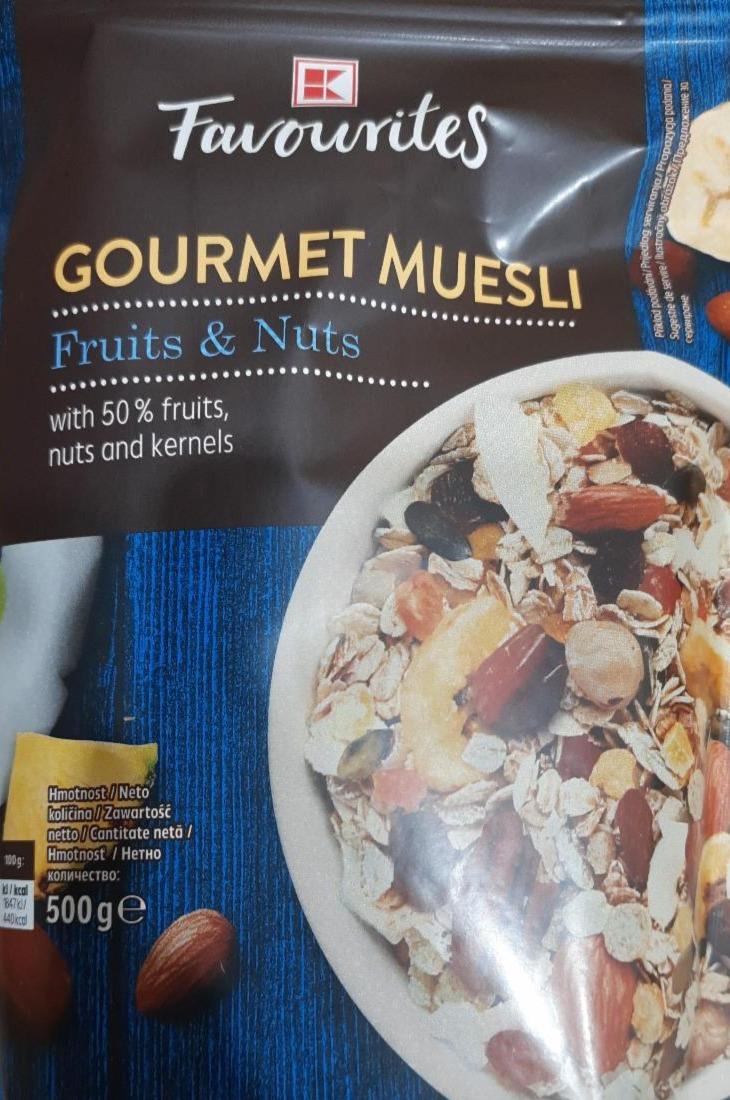 Fotografie - Gourmet muesli fruits&nuts K-Favourites