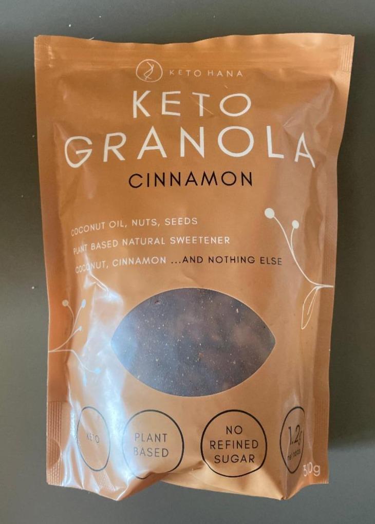 Fotografie - Keto Granola Cinnamon Keto Hana