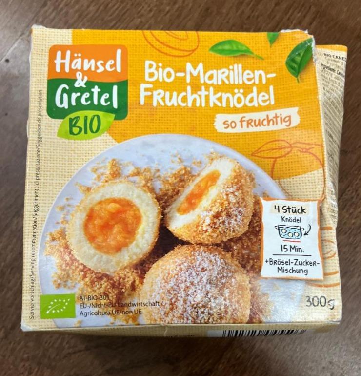 Fotografie - Bio-Marillen-Fruchtknödel Hänsel & Gretel