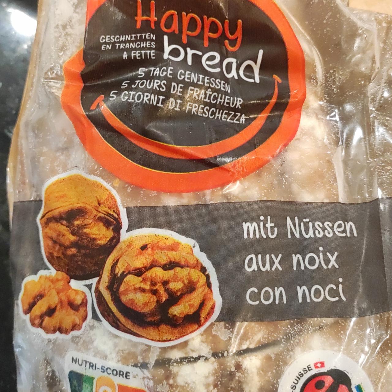 Fotografie - Happy bread mit Nüssen Migros