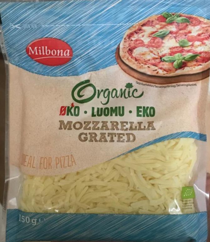 Fotografie - Organic Mozzarella grated Milbona