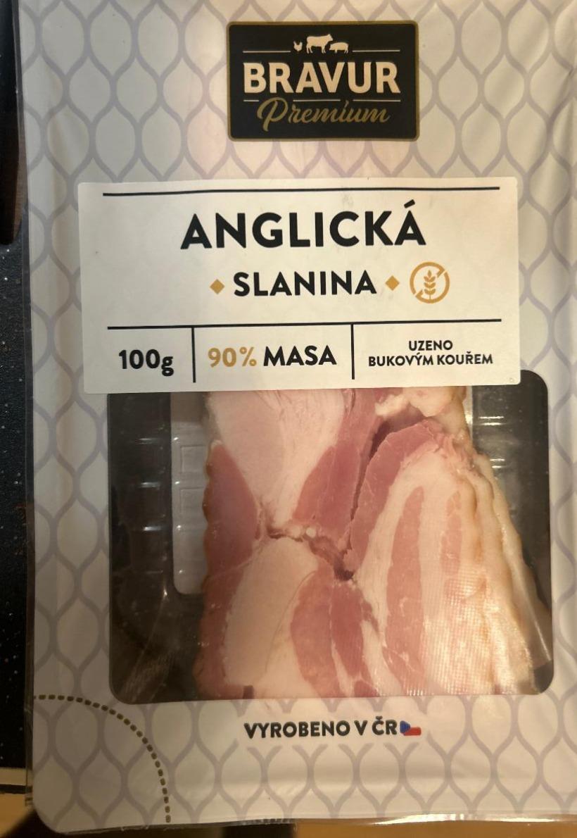 Fotografie - Anglická slanina 90% masa premium Bravur