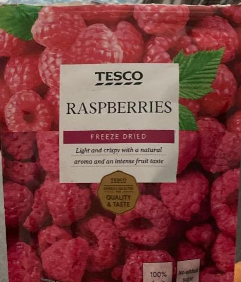 Fotografie - Raspberries lyophilized Tesco