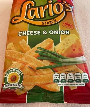 Fotografie - Cheese & Onion Lario's snack