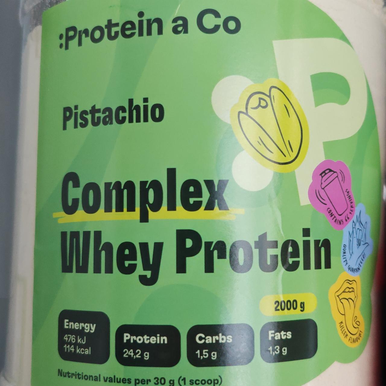 Fotografie - Complex Whey Protein Pistachio Protein a Co