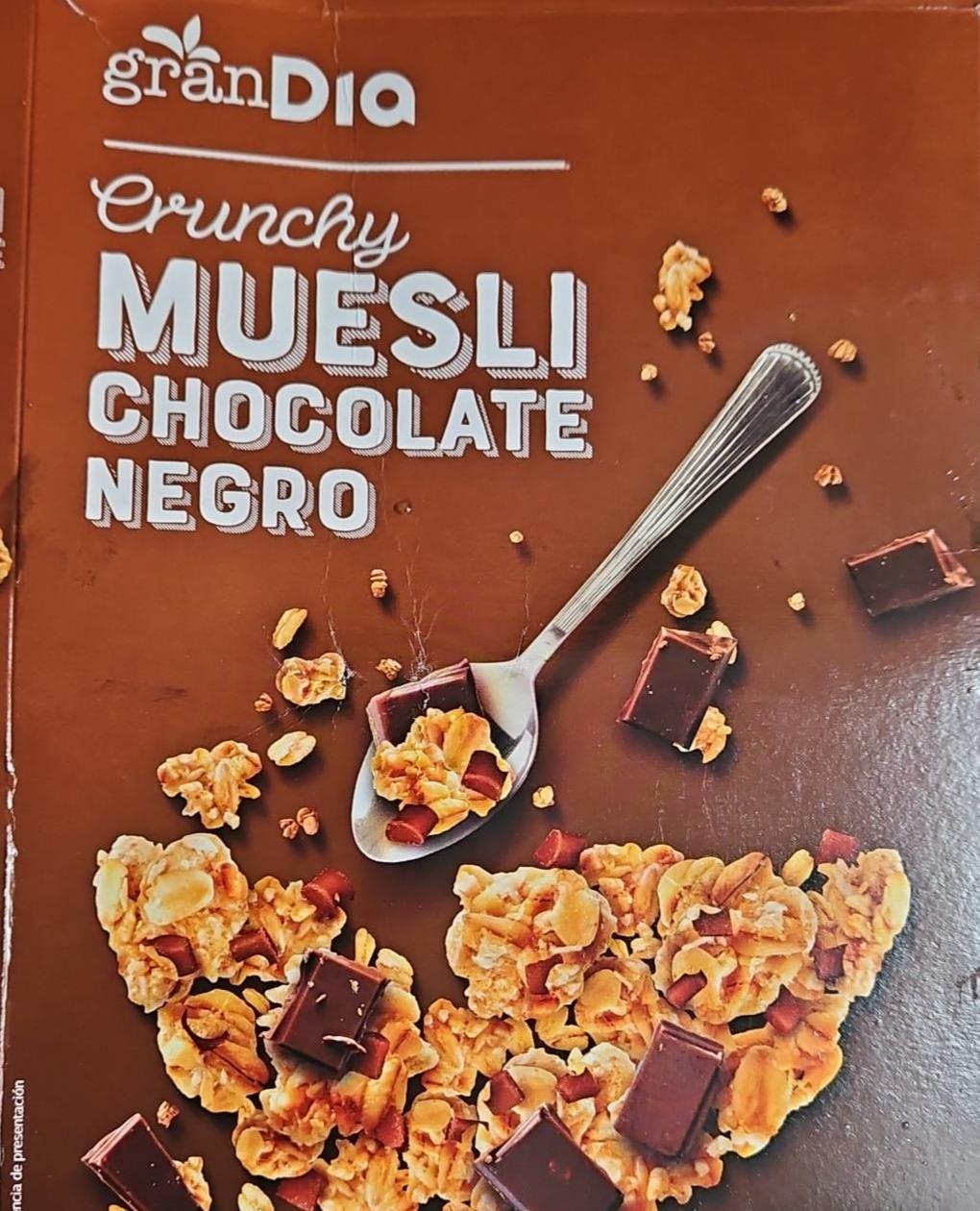 Fotografie - Crunchy Muesli Chocolate Negro granDia