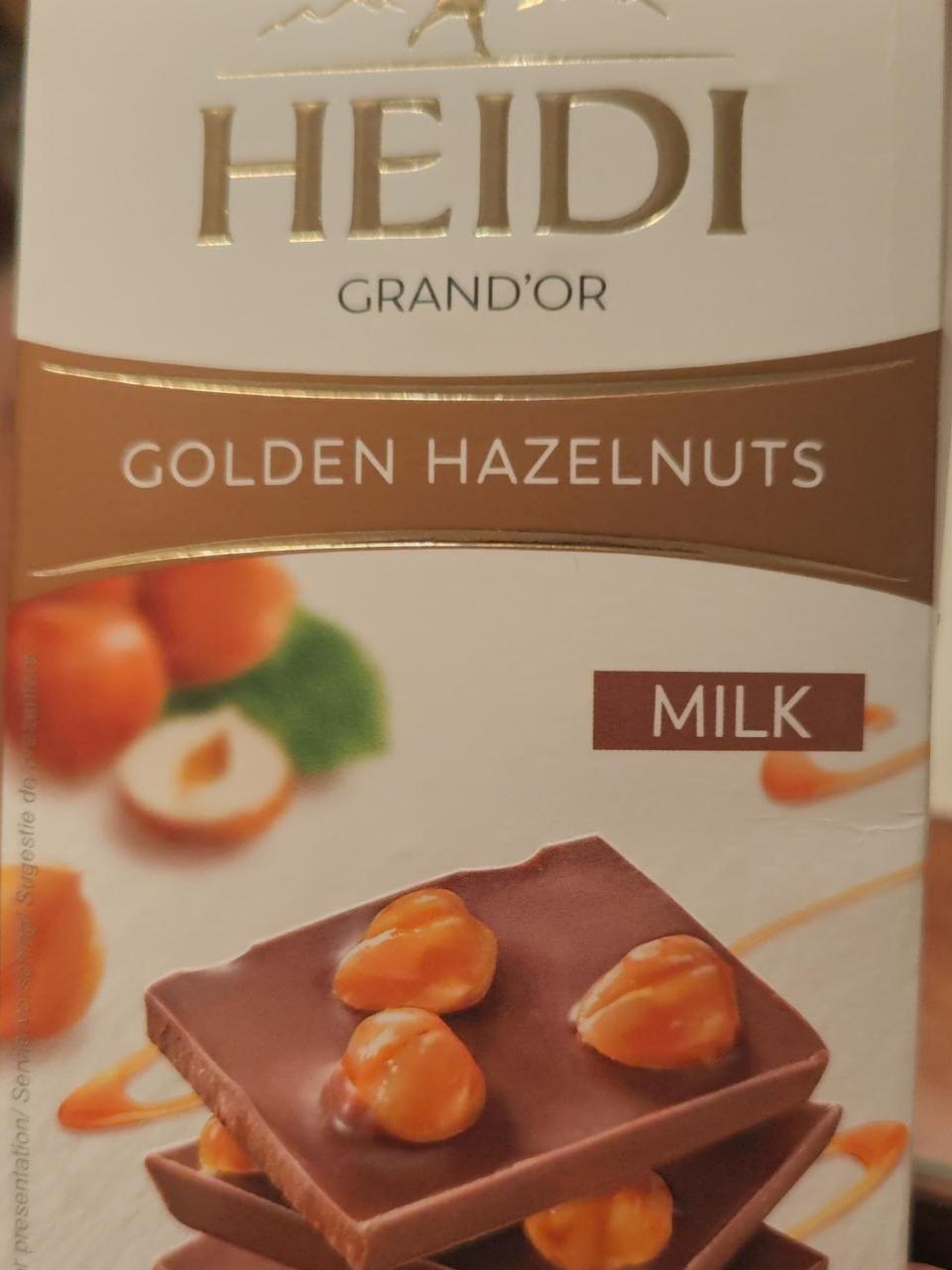 Fotografie - Golden Hazelnuts Milk Heidi