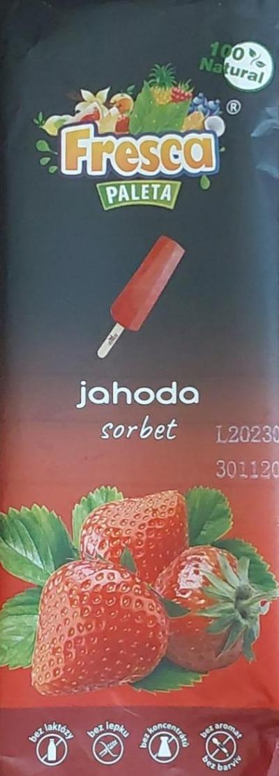 Fotografie - Paleta Jahoda sorbet Fresca