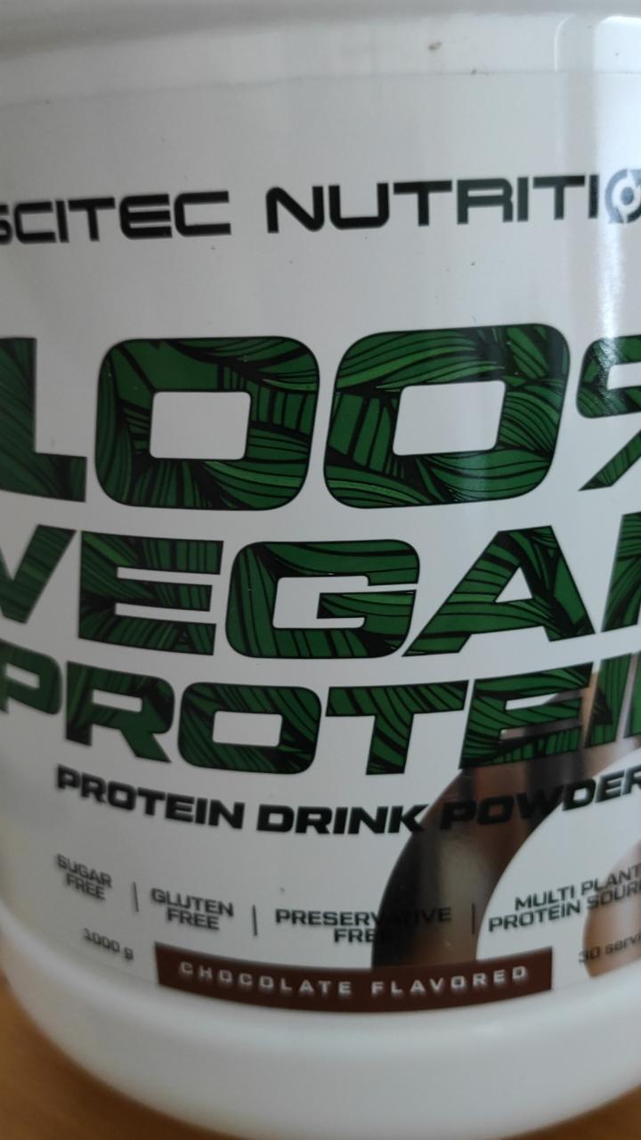 Fotografie - 100% vegan protein drink powder Chocolate Scitec Nutrition