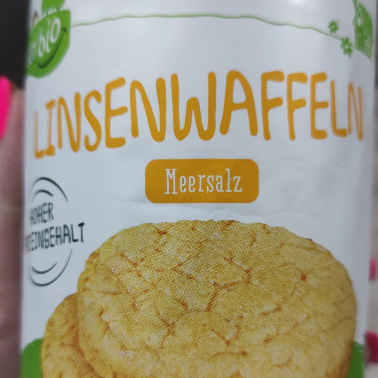 Fotografie - Linsenwaffeln Meersalz GutBio