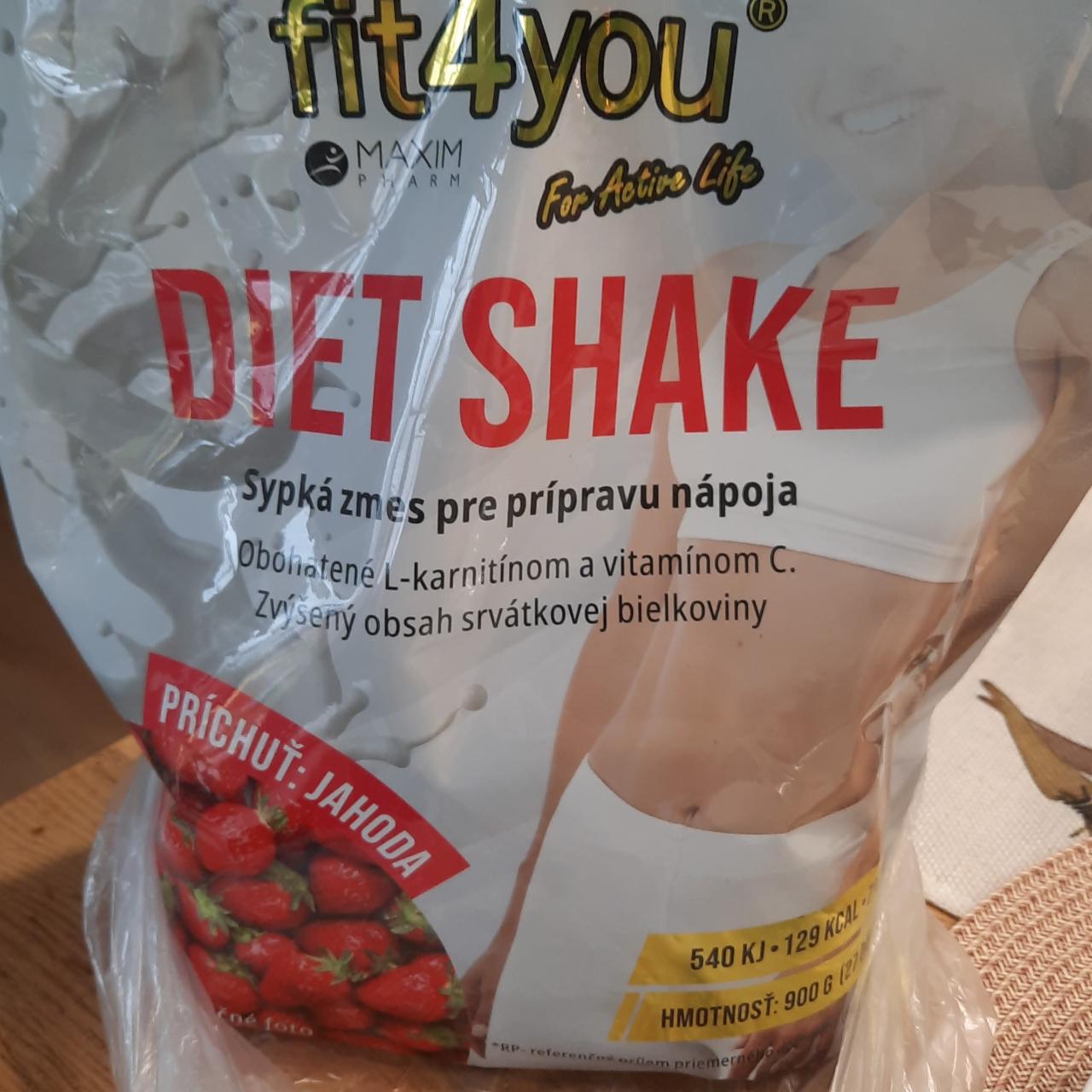 Fotografie - Diet Shake Jahoda Fit4you