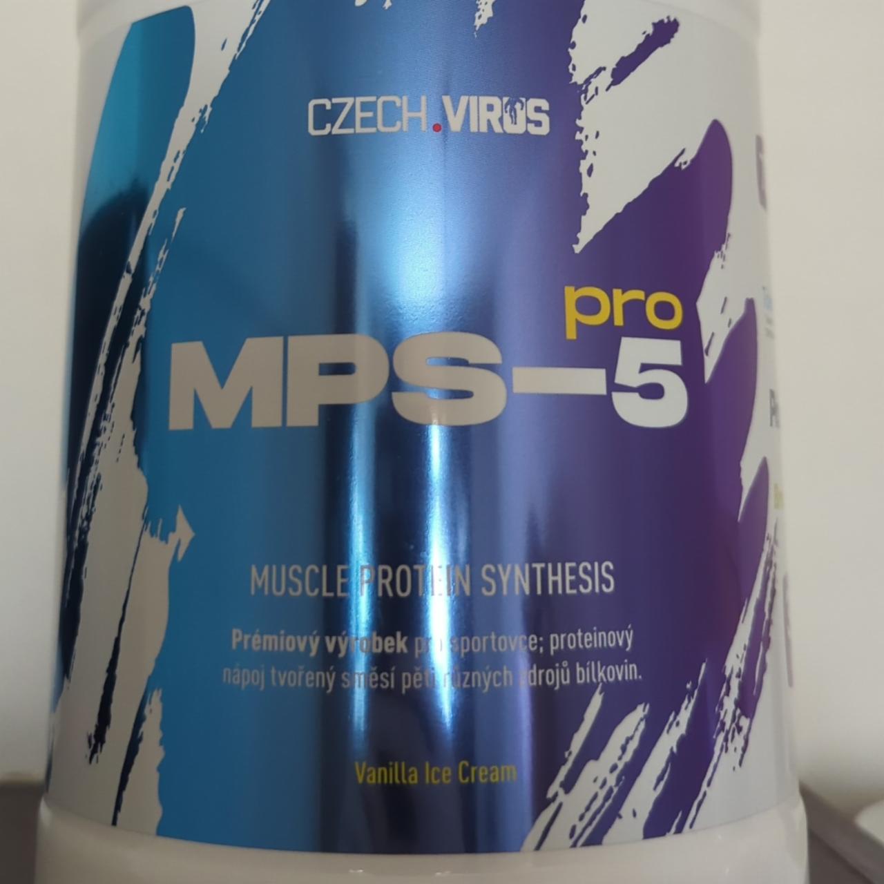 Fotografie - Protein MPS-5 pro Vanilla Ice Cream Czech Virus