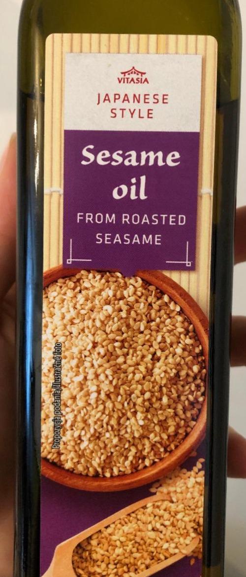 Fotografie - Sesame oil from roasted sesame Vitasia Japanese Style