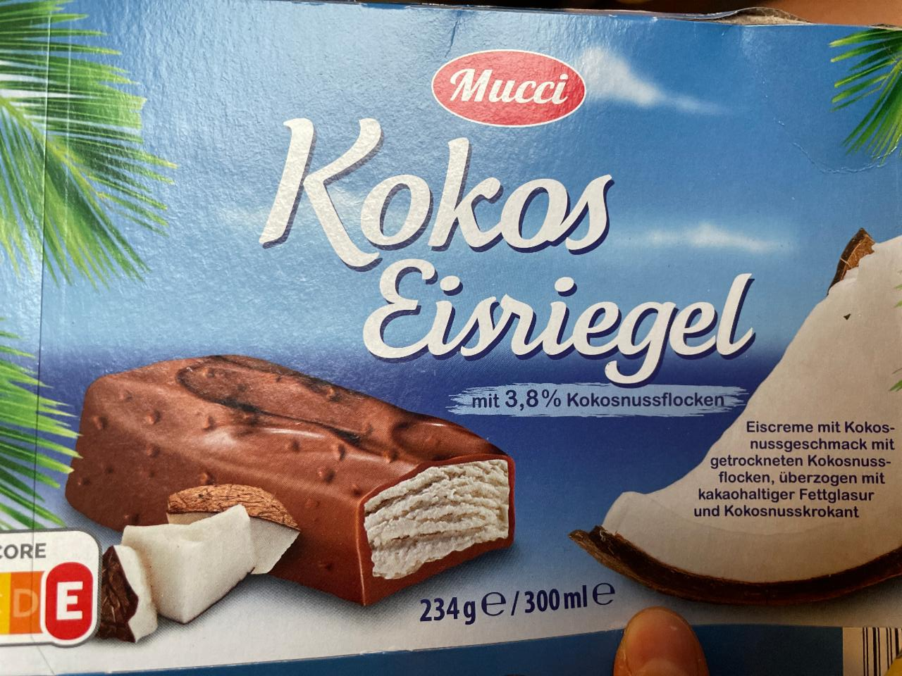 Fotografie - Kokos eisriegel Mucci