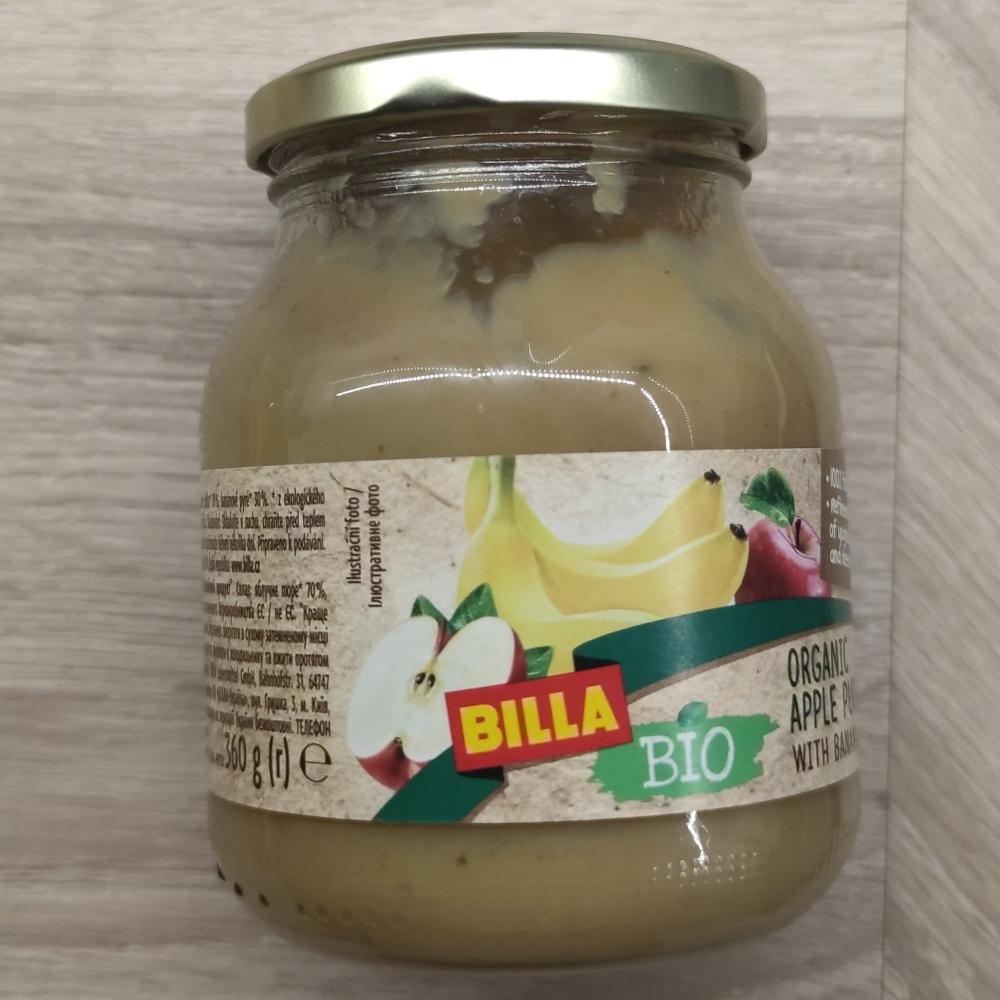 Fotografie - Organic Apple puree with banana Billa bio