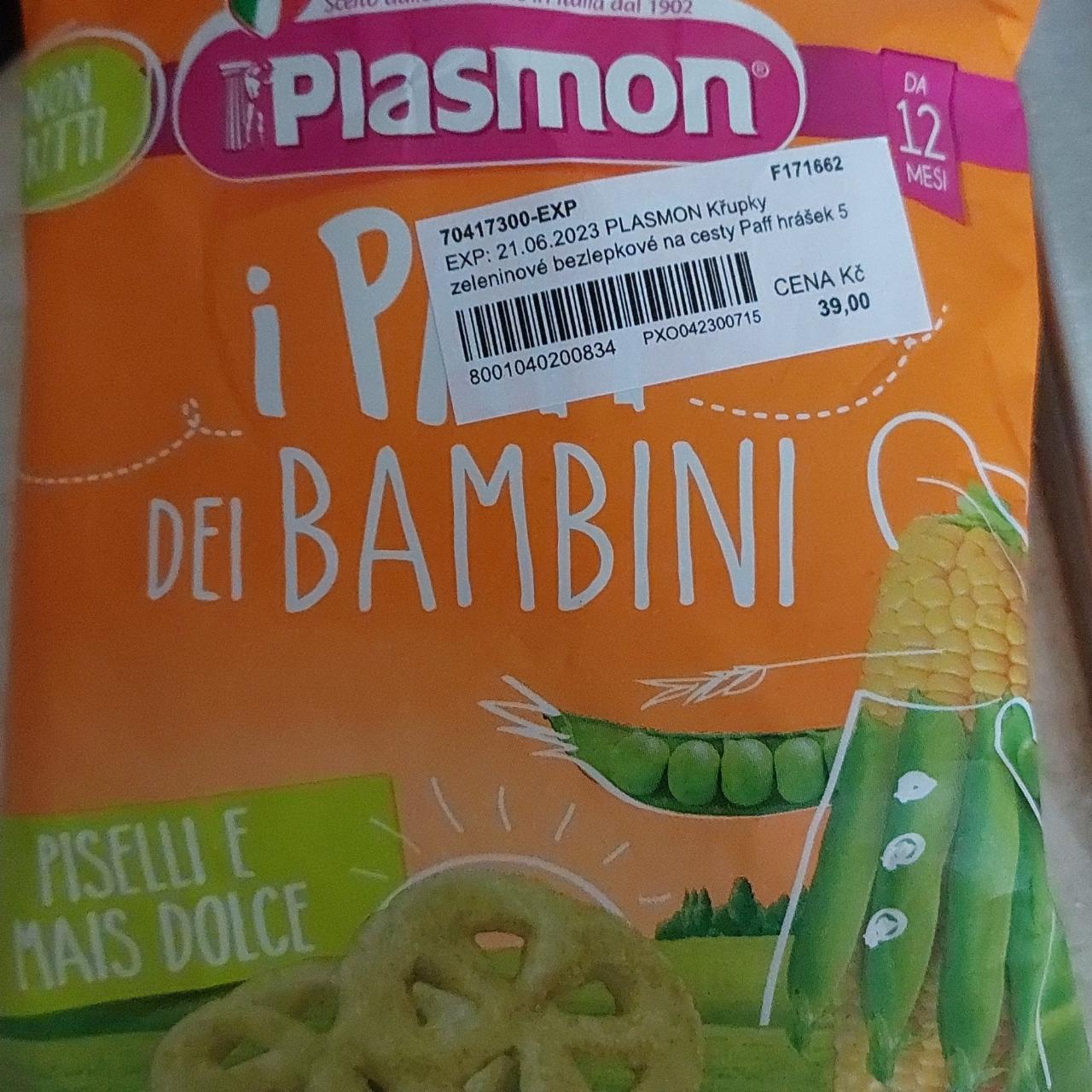 Fotografie - I Paff dei Bambini Piselli e Mais Dolce Plasmon