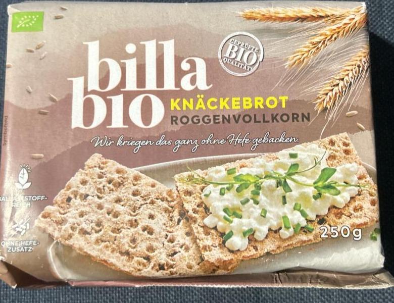 Fotografie - Knäckenbrot Roggenvollkorn Billa Bio