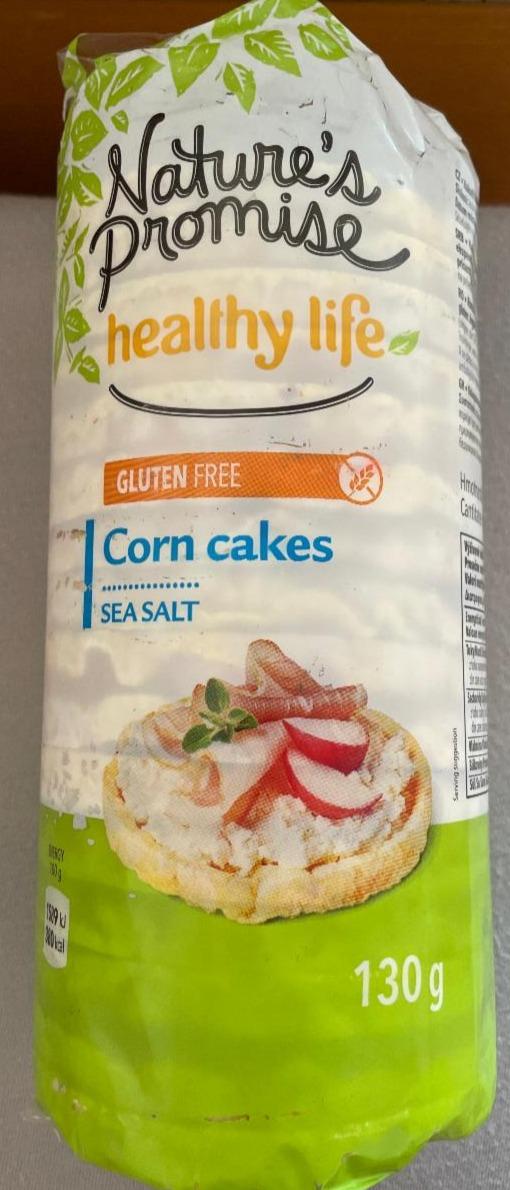 Fotografie - Healthy life Corn cakes Sea Salt Nature's Promise