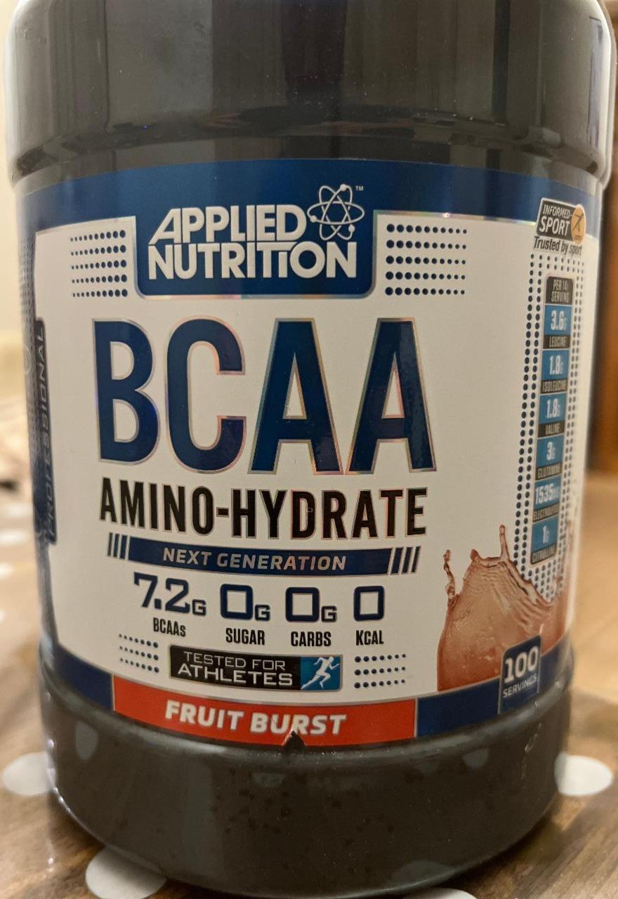 Fotografie - BCAA Amino-Hydrate Fruit Burst Applied nutrition