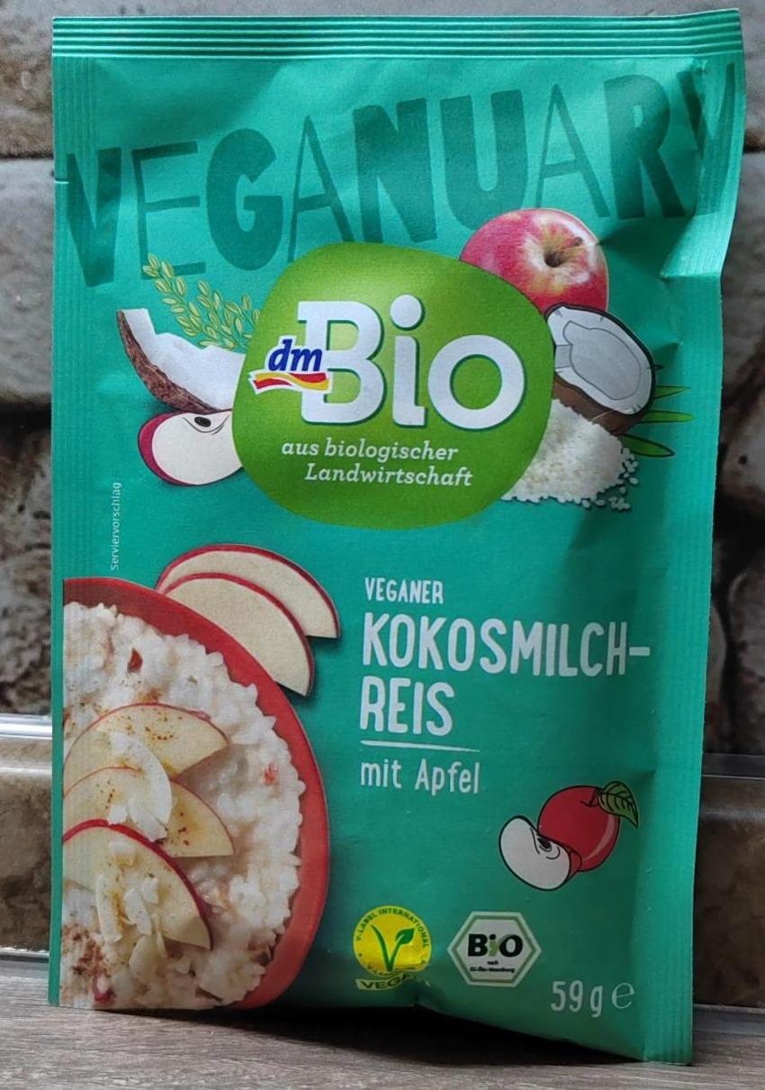 Fotografie - Veganer Kokosmilch-reis mit Apfel dmBio