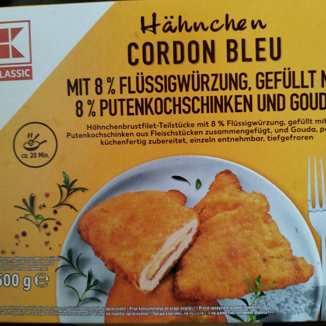 Fotografie - Hähnchen cordon bleu K-Classic