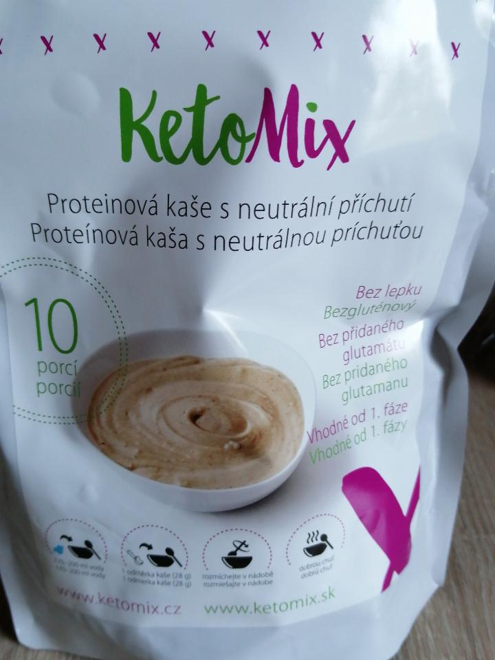 Fotografie - Proteinová kaše s neutrální příchutí Ketomix