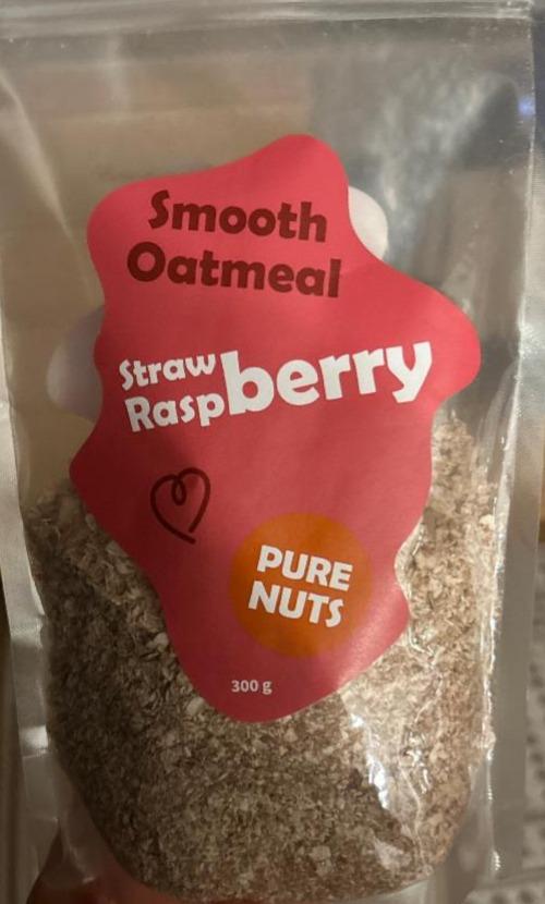 Fotografie - Smooth oatmeal straw-raspberry Pure Nuts