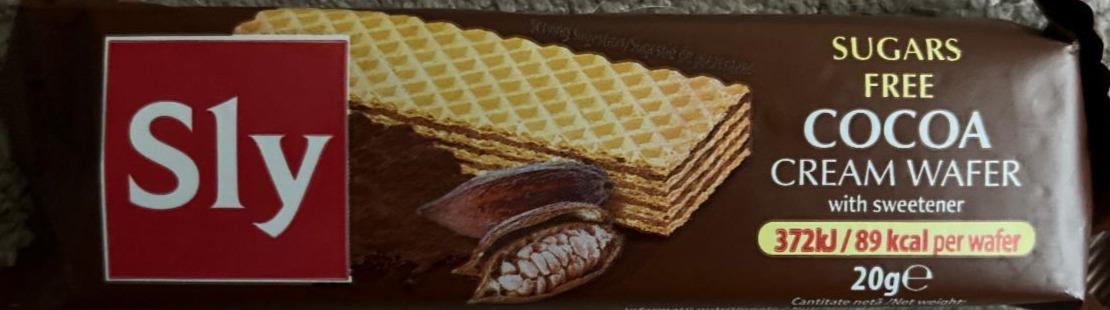 Fotografie - sugar free COCOA cream wafer Sly