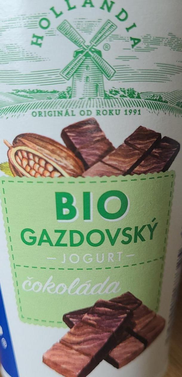 Fotografie - Bio Gazdovský jogurt čokoláda Hollandia