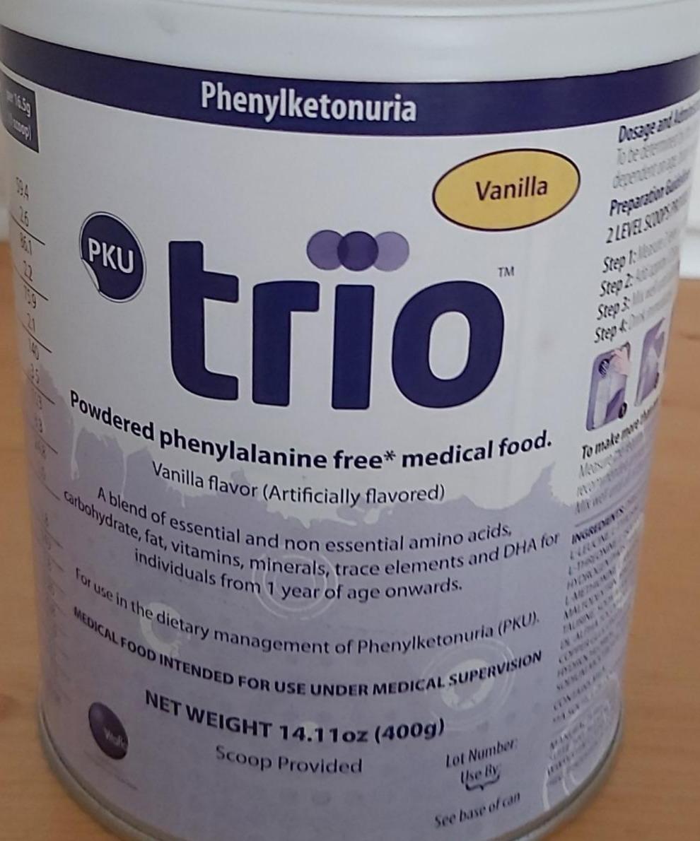 Fotografie - Trio vanilla PKU