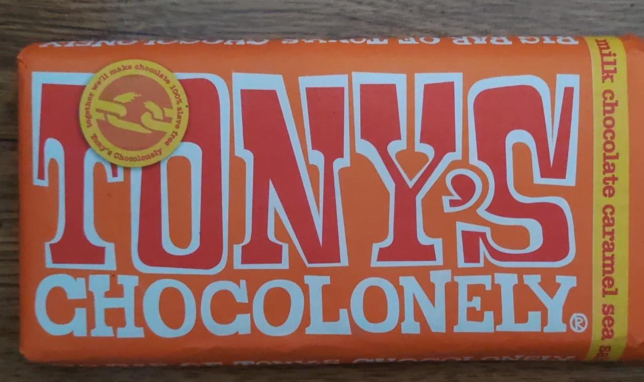 Fotografie - Milk chocolate caramel sea salt Tony's Chocolonely