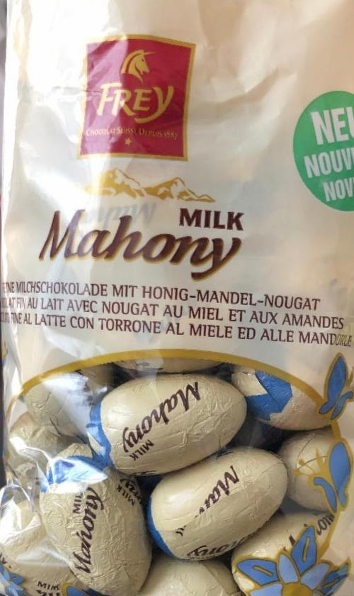 Fotografie - Mahony Milk Honig-Mandel-Nugat Frey