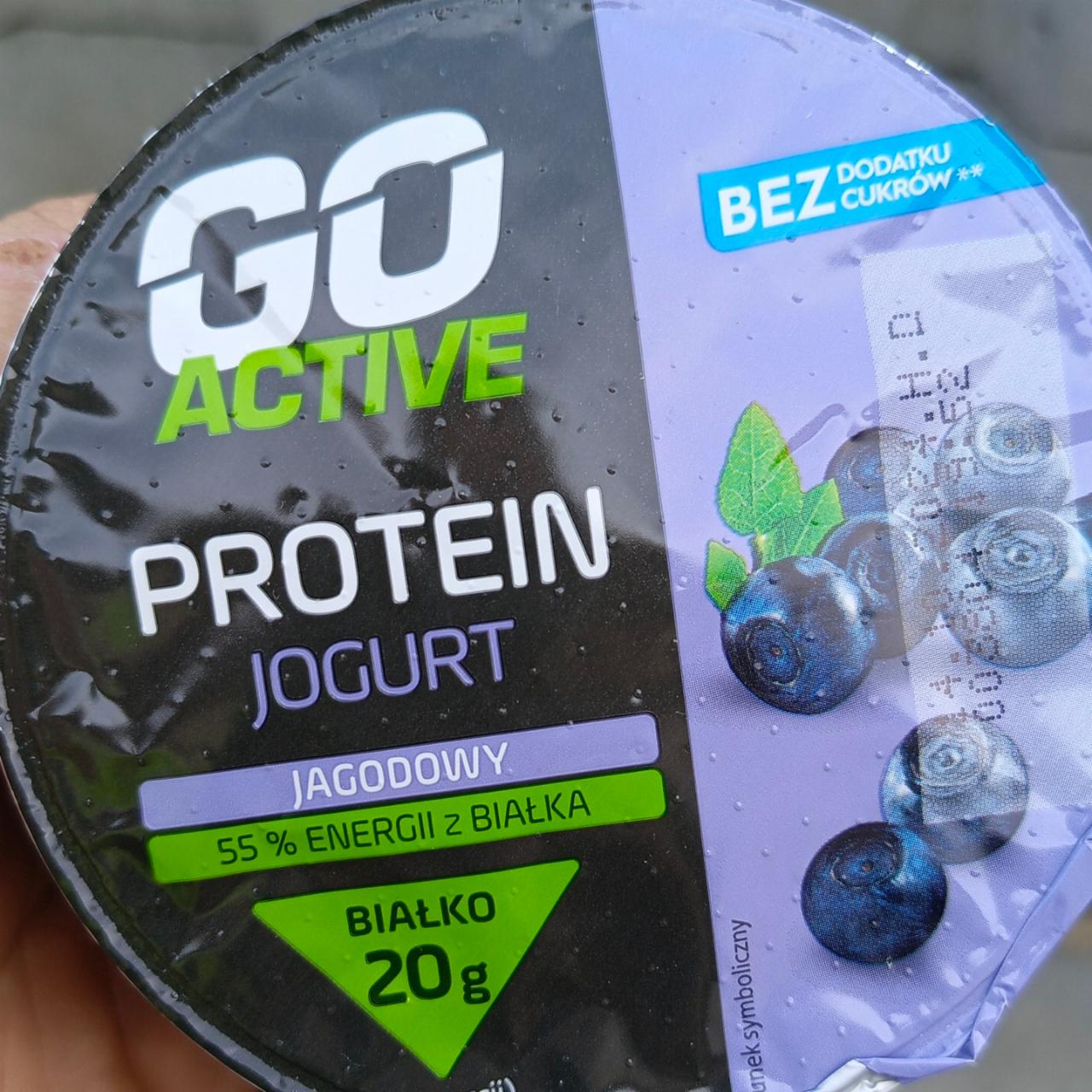 Fotografie - Protein jogurt truskawkowy Go Active