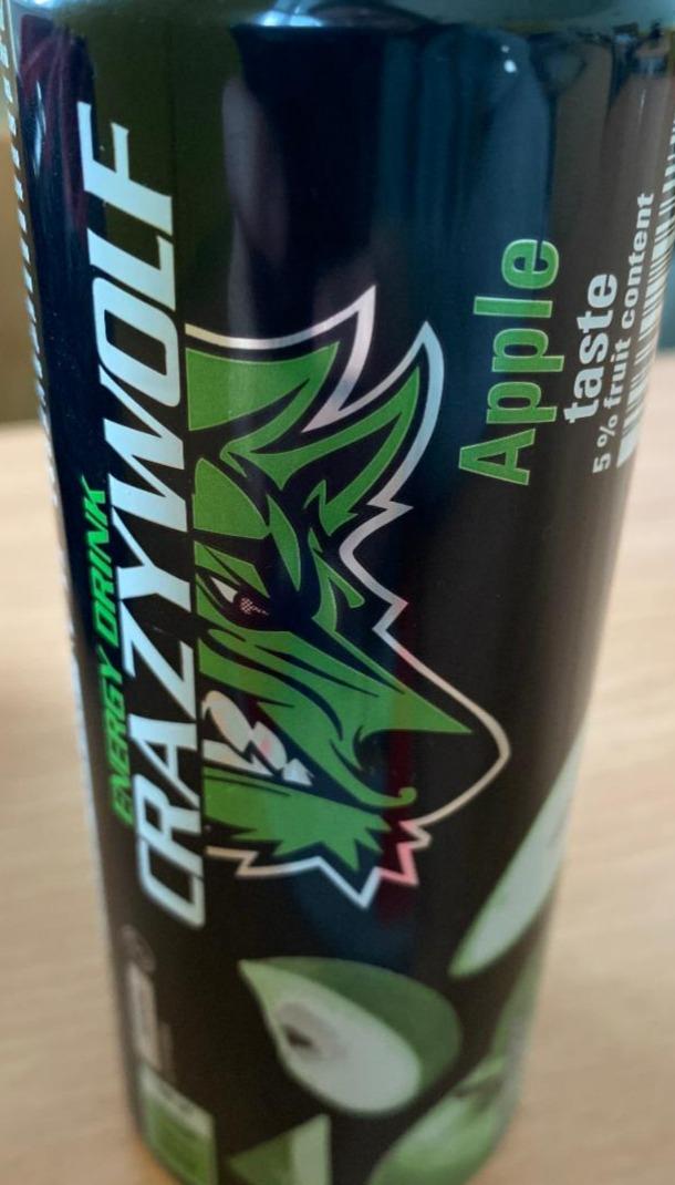 Fotografie - Energy drink apple taste Crazy Wolf